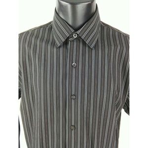 Kenneth Cole Dress Shirt  15 1/2-34/35 Long Gray